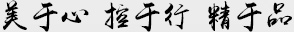 美于心，控于行，精于品